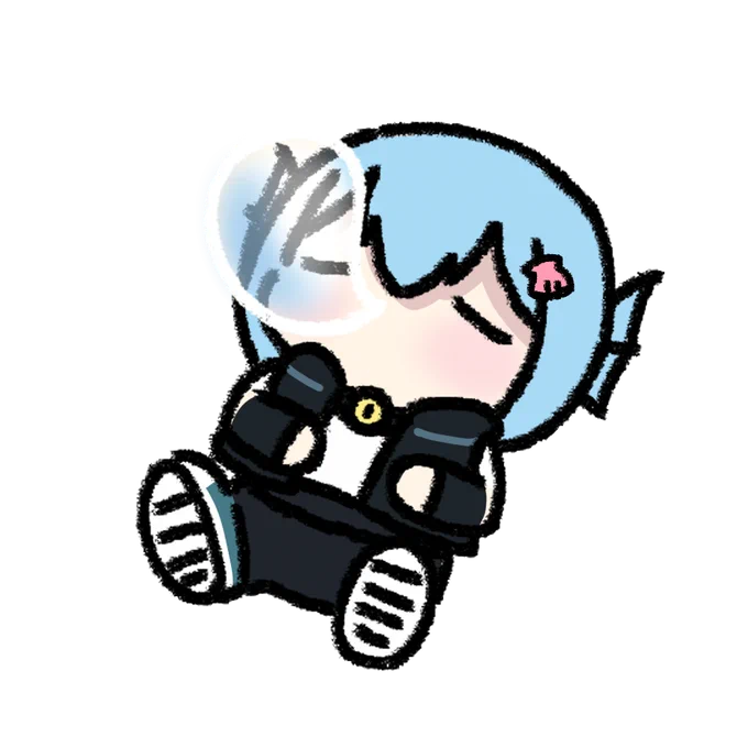 胖雨魚 #泡沫成像