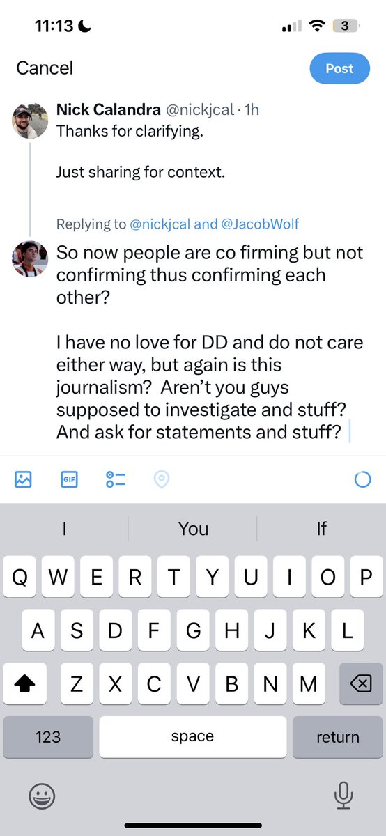 I have no idea why Nick block me, <a href="/SecondWindGroup/">Second Wind</a> 

After replying to me.

I have no love for DD, and I really don’t care if it’s true. But is blindly sharing it journalism? Did the games journos not learn from Chris Avelone?

And why did my point rate a block?  Was I harassing?