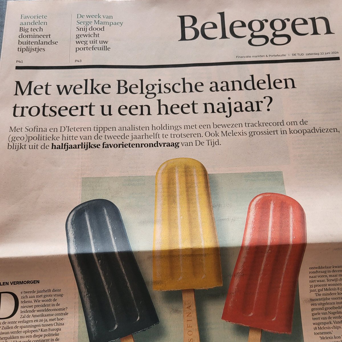 Altijd fijn om uit te kijken naar deze   (Belgische) juweeltjes. Analyseren,  input verwerken en met enige gezonde spanning al dan niet wat tips/favorieten volgen de komende periode ✅️. Bedankt <a href="/elvermo/">Ellen Vermorgen</a> en <a href="/tijd/">De Tijd</a> voor het gesmaakte financiële ontbijt op zaterdagochtend!