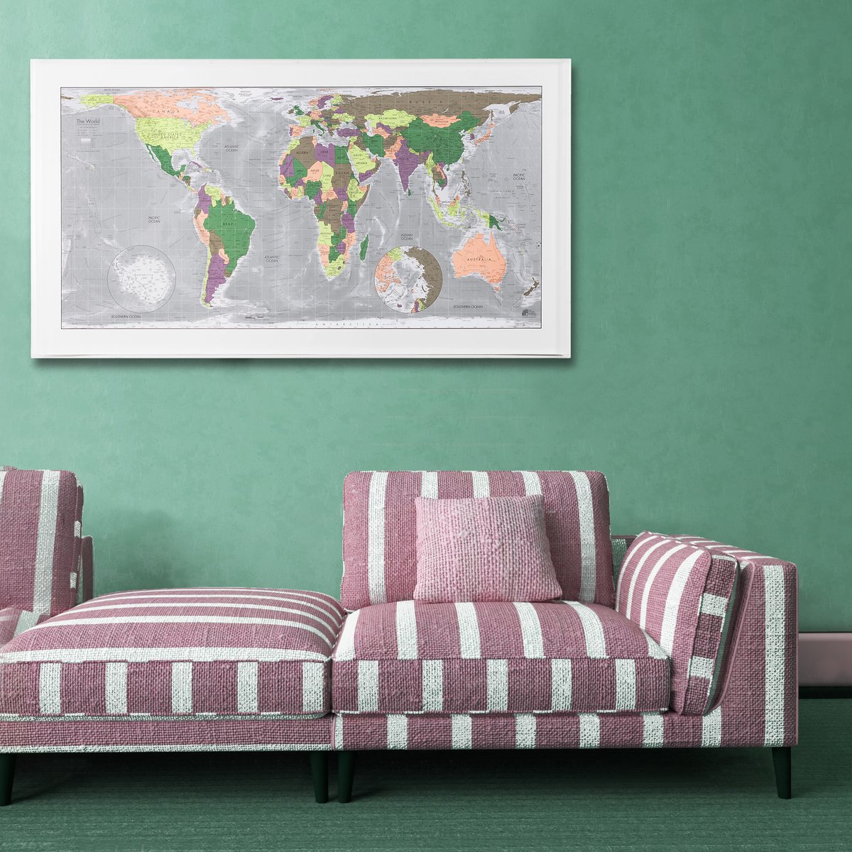 Futuremaps's tweet image. Introducing our newly updated Future Map! This map showcases the countries of the world in their true proportional sizes, correcting a common flaw in most traditional maps. Now available at 20% Off-SummerSale! ☀️#MapArt #SummerSale #petersprojection ▶︎  bit.ly/3XukFRa