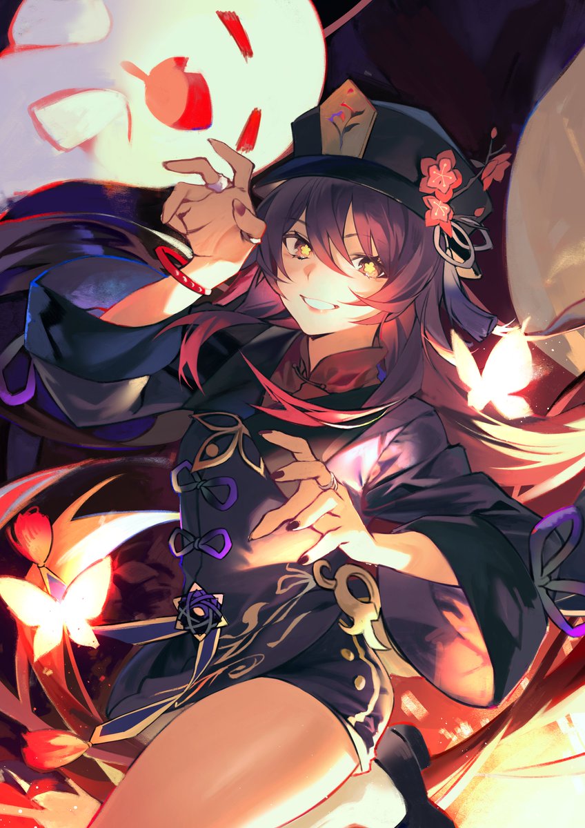 boo_tao_(genshin_impact) ,胡桃|フータオ(原神) 「ふーたお#原神 」|hiroのイラスト