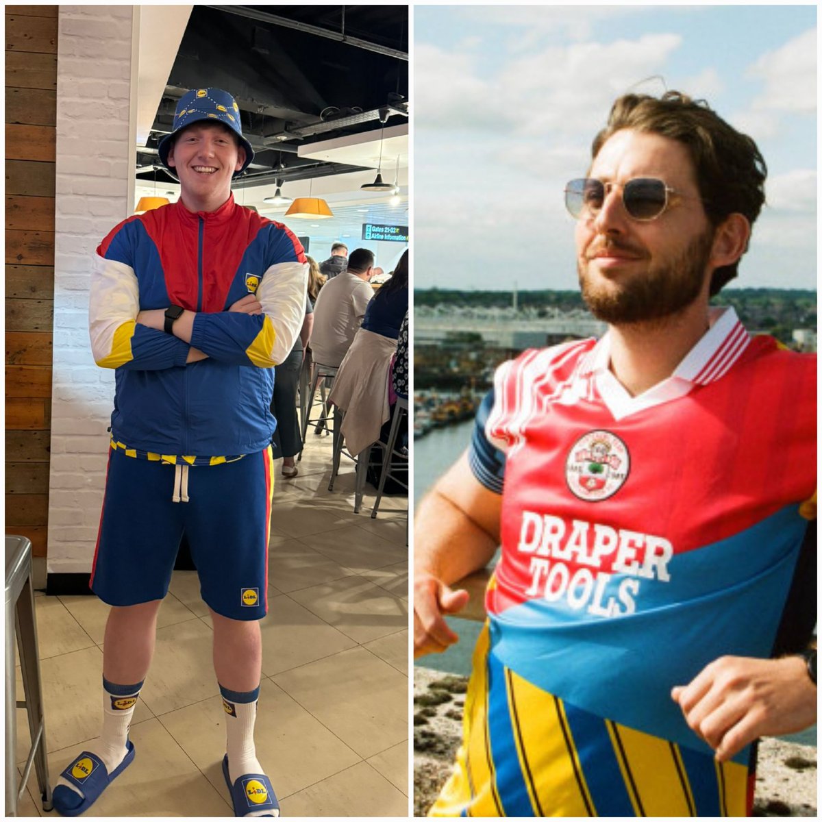 Definitely feel there's a touch of <a href="/LidlGB/">@LidlGB</a> about the new <a href="/SouthamptonFC/">Southampton FC</a> #saintsfc merchandise - still want both though 😝