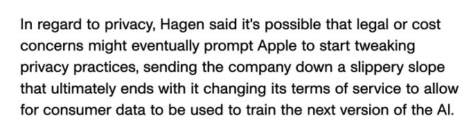 Apple Faces a Tough Task in Keeping AI Data Secure and Private https://t.co/E1ZTm52vZ1 https://t.co/