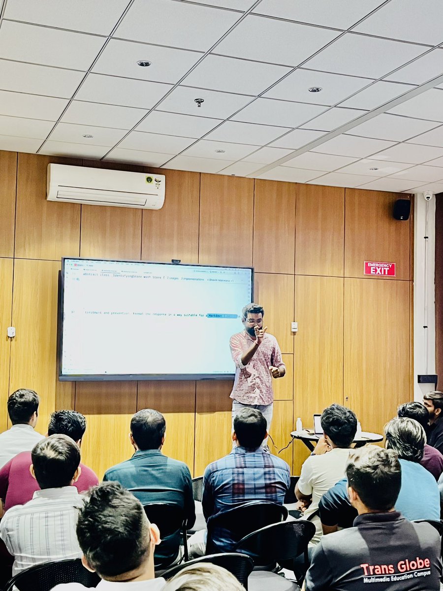 <a href="/ibhavikmakwana/">Bhavik Makwana 💙🇮🇳 #Flutter #GDE</a> is sharing his insights on developing AI-based Flutter apps. Exciting to hear about the fusion of AI and Flutter for creating smarter, more intuitive applications! 🚀 #AI #Flutter #TechTalks