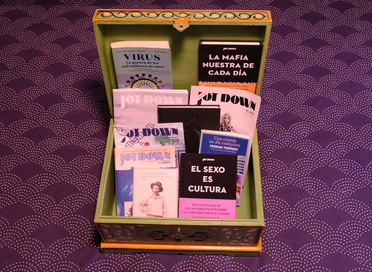 El EcoPaquete Literario es el obsequio perfecto para cualquier ocasión, lleno de libros y revistas seleccionados, ofreciendo una experiencia de lectura emocionante y diversa. Y es gratuito (solo pagas los gastos de envío) #sostenibilidad
jotdown.es/store/#!/EcoPa…