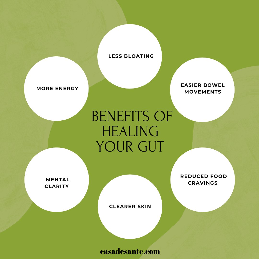 Heal your gut, transform your life. Say goodbye to bloating, hello to energy. From smoother digestion to clearer skin, the benefits are endless. Ready to glow from the inside out? Visit casadesante.com