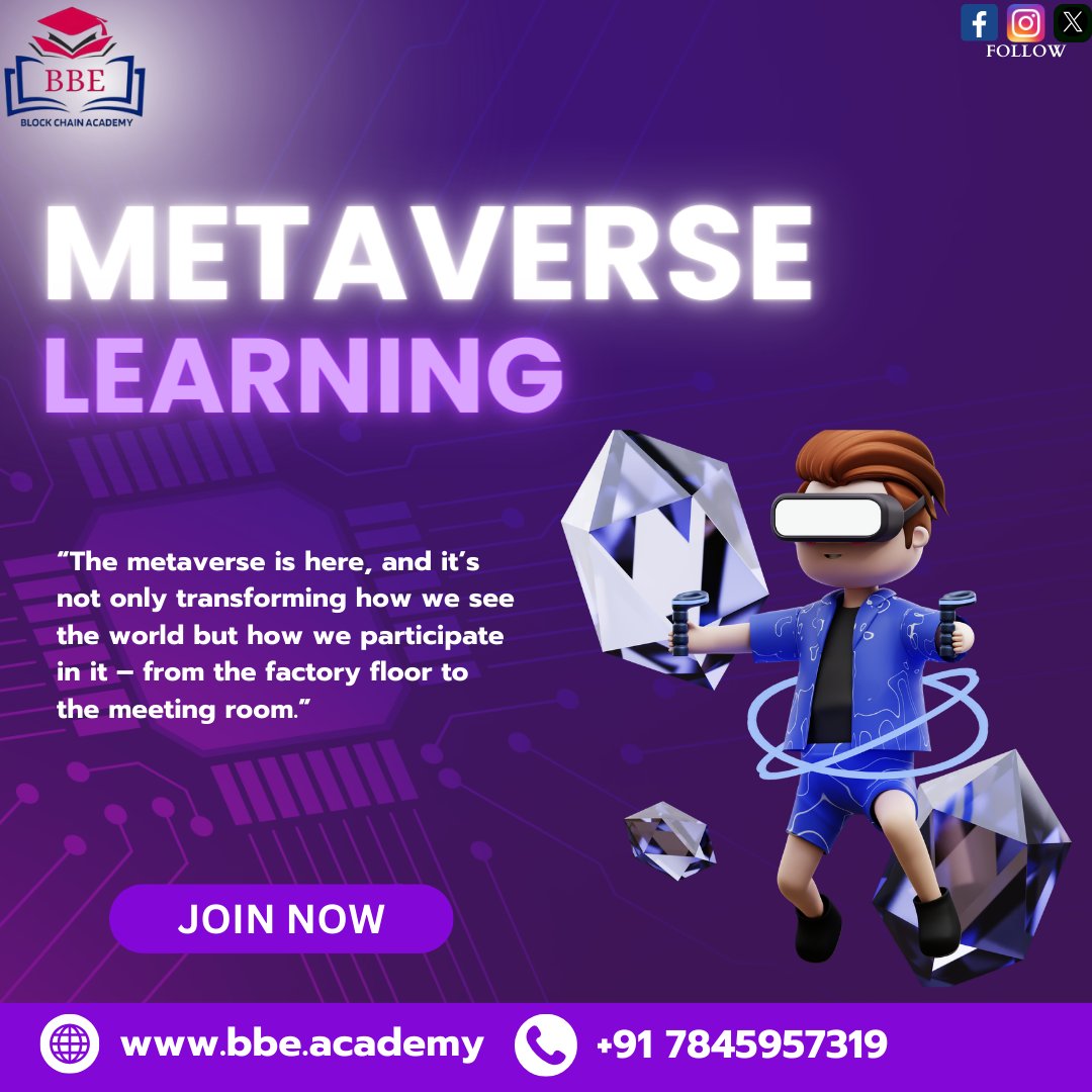 bbe_academy's tweet image. #registernow #metaverselearning
#virtualdesign #learningjourney #metaverseexploration
#careerdevelopment #experientiallearning
#metaversecourse #virtualcourse #metaverse
#metaverseeducation #trending #trend #onlinetraining #onlineeducation #technology #metaversetraining