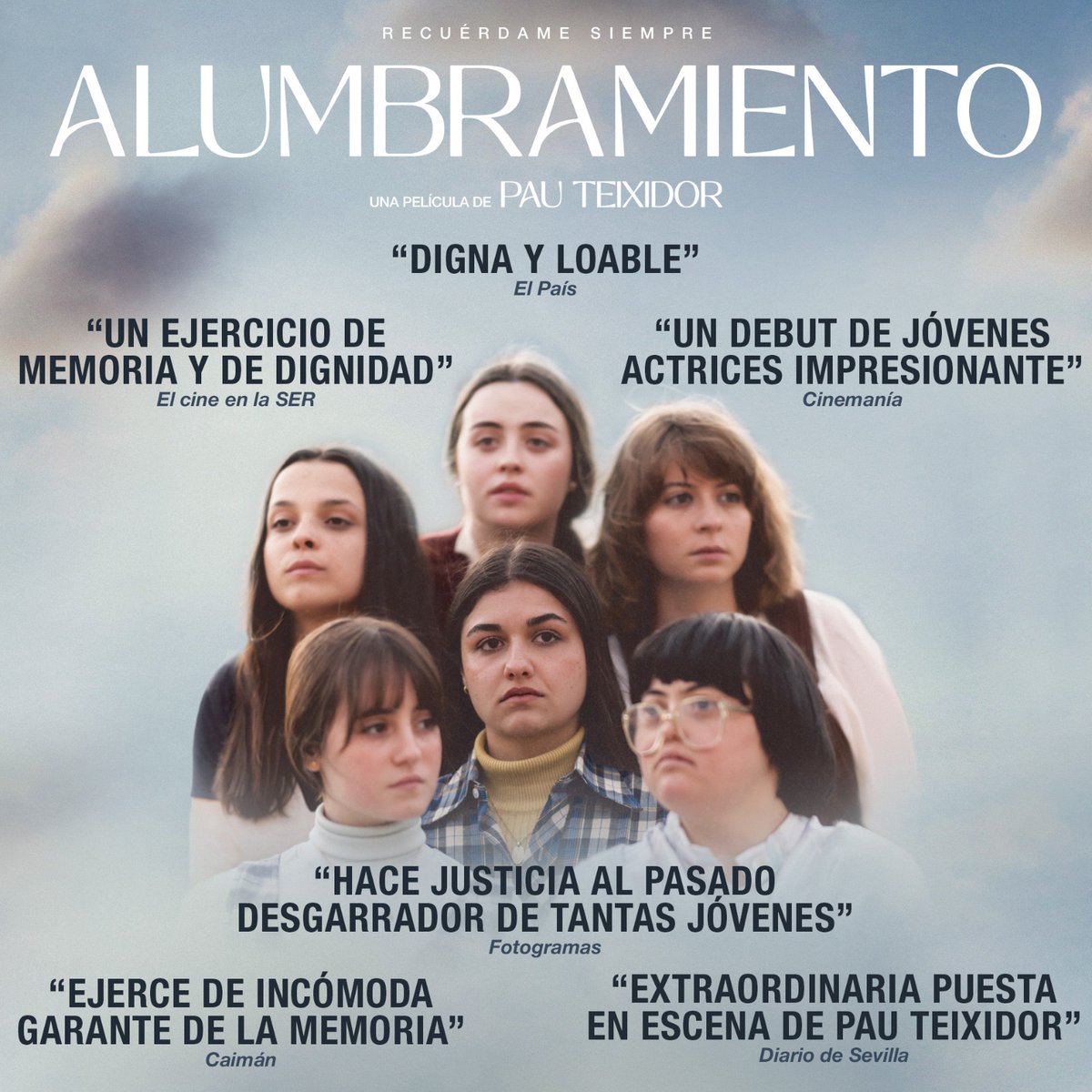 ✍️ "Un ejercicio de memoria y de dignidad" (<a href="/ElCineEnLaSER/">El cine en la SER</a>)

✍️ "Un debut de jóvenes actrices impresionante" (<a href="/CINEMANIA_ES/">CINEMANIA_ES</a>)

La crítica especializada aplaude la importancia y el talento de #AlumbramientoPelícula. 🎬 Ganadora de 2⃣ en el <a href="/BCNFilmFest/">BCN Film Fest 2025</a>, ¡ya en cines!