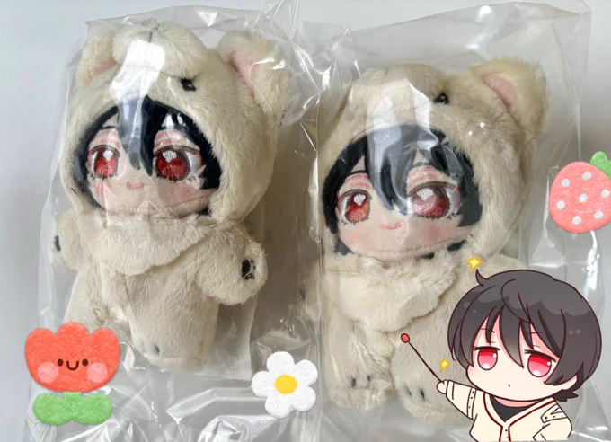 いつぬい零ちゃん来ましたにっこりしててかわいい〜片方は友達に頼まれた分です 