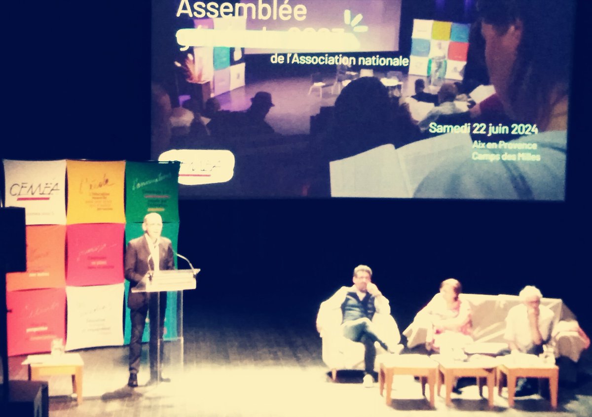 AG des <a href="/CemeaFr/">Cemea France</a> au @campdesmilles.... Comme un éclairage de l'histoire d'aujourd'hui à la lecture de l'Histoire, la vraie ! #educpop, #militant