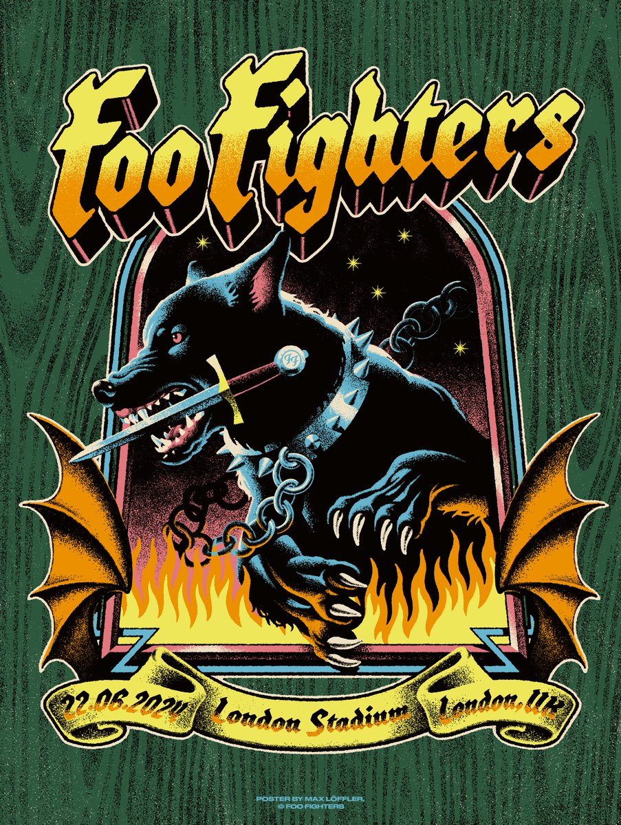 LONDON!!! ARE YOU READY TO ROCK???
🎟️ FooFighters.lnk.to/LUK22

4:00pm   Doors Open
5:25pm   <a href="/hotmilkhotmilk/">HOT MILK</a> 
6:15pm    <a href="/courtneymelba/">Courtney Barnett</a> 
7:30pm   #FooFighters

Event info: FooFighters.lnk.to/LondonFAQ

🖌️ Max Löffler
#FF2024