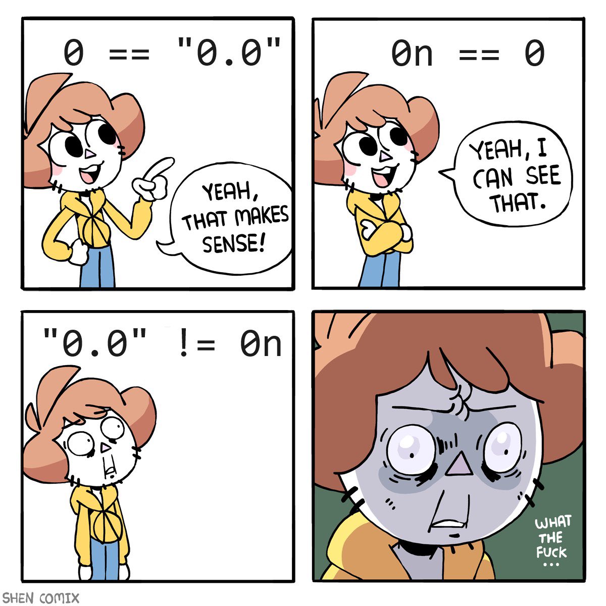 kellydrimz's tweet image. When you decide to try JavaScript Quirky 🫠 #javascript #javascriptmemes #reactjsmemes #htmlcssmeme #nodejs #expressjs #JavaScripttutorial #learnjavascript #lodash
