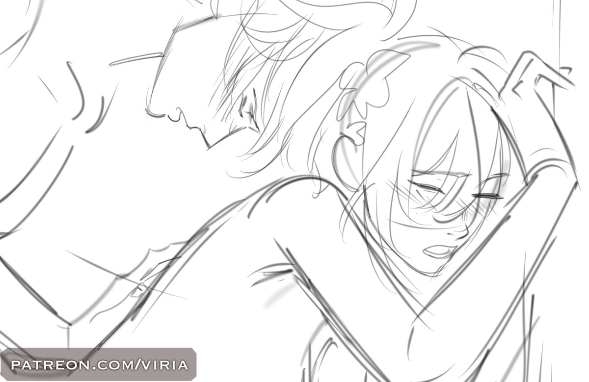 #nsfw #chilumi sketches are up on p🅰️treon in green twinkle tier:") (in three separate posts) 