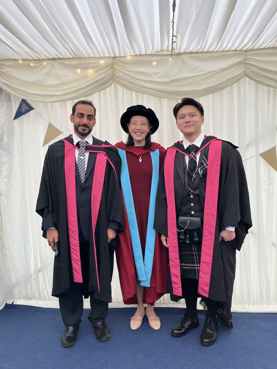 As a PhD supervisor, it is always my personal wish for my doctoral scholars to come back to their graduation. In this summer graduation, not one but two wishes were granted!🙏💝🙏

My heart is full!💗Huge congratulations Drs <a href="/Idrisaladawi/">إدريس العدوي</a> &amp; <a href="/NTripornchaisak/">Natthaphon Tripornchaisak</a>. So proud of you.🎉🎇