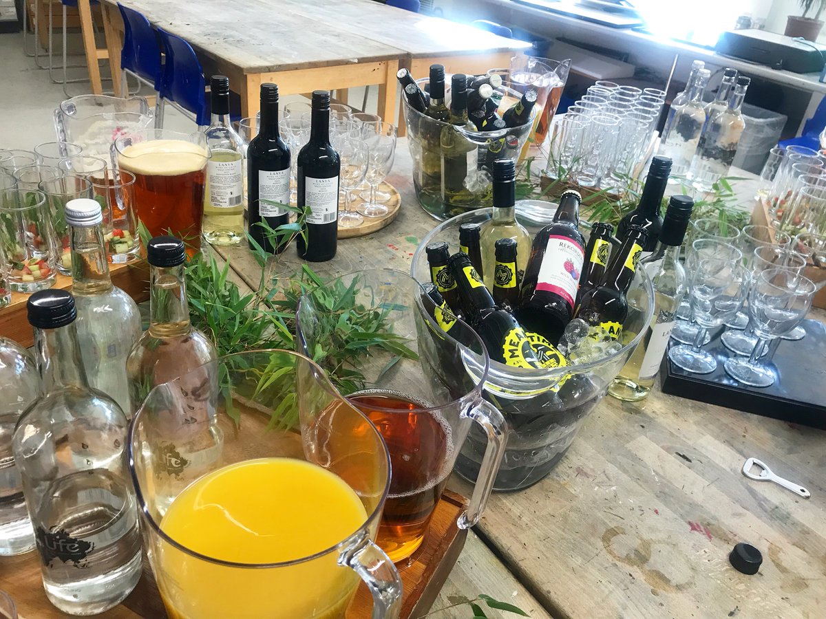 The Sixth Form Art Exhibition - great to celebrate the creativity of the students… a treat to catch up with many treasured former colleagues too! 🎨 🍷 🖼 🍹