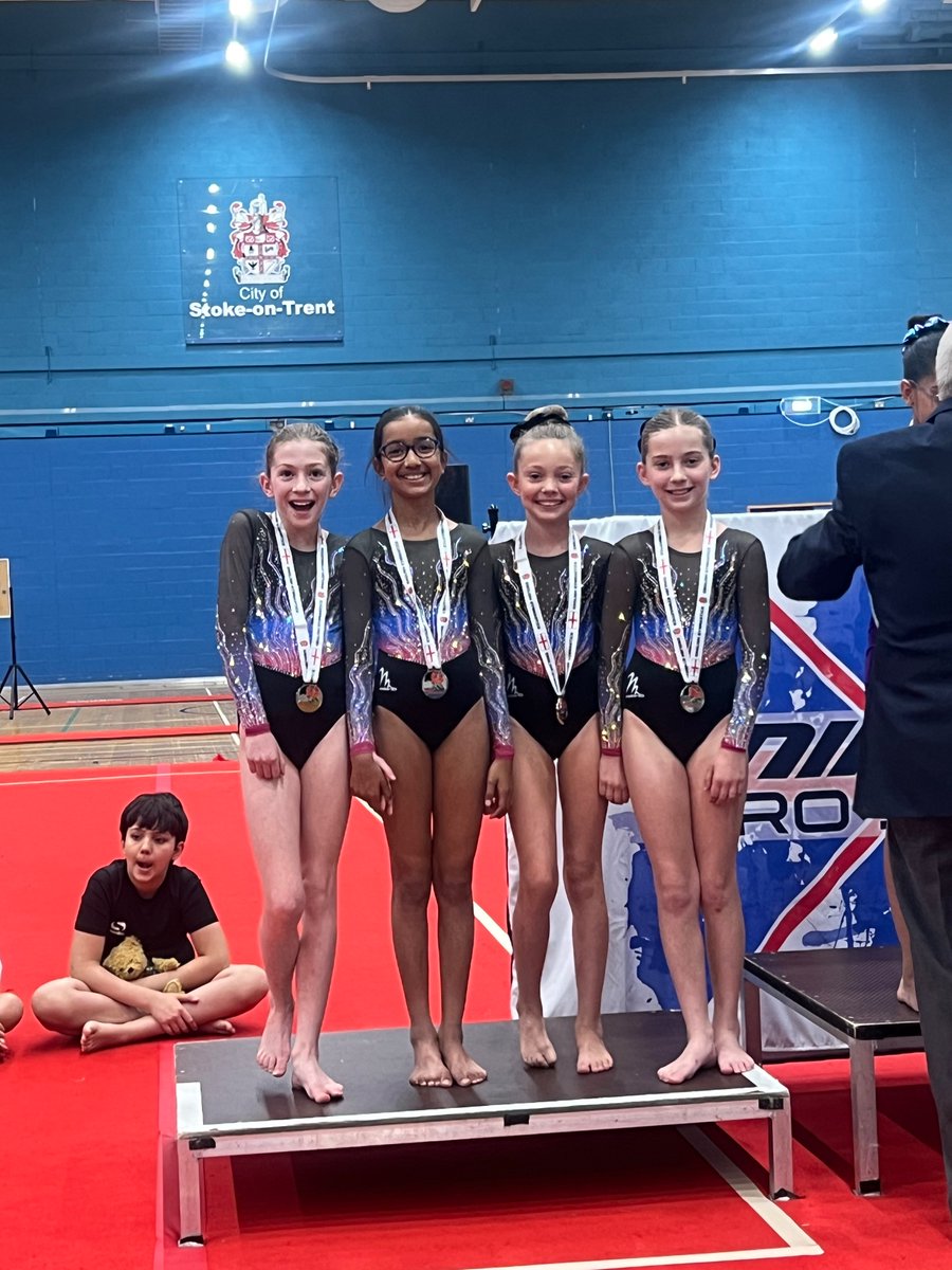 On Thursday 20th June , 12 prep girls travelled to Stoke on Trent to compete in the English schools gymnastics competition. The girls performed brilliantly with the U9 girls coming 4th, the U10 girls 5th and the U11 girls 2nd. Well done girls!