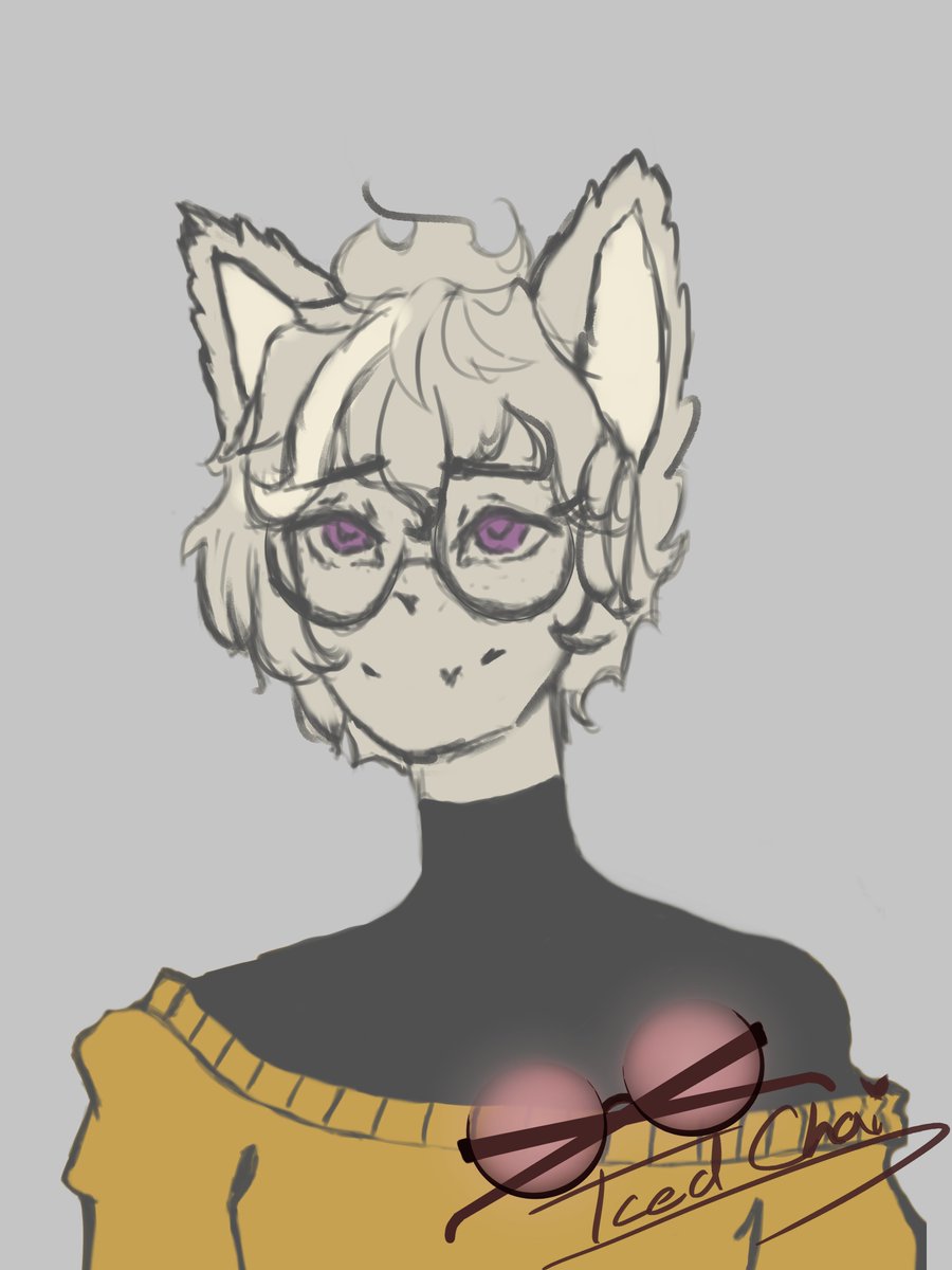 Drew my frien'ds character QwQ