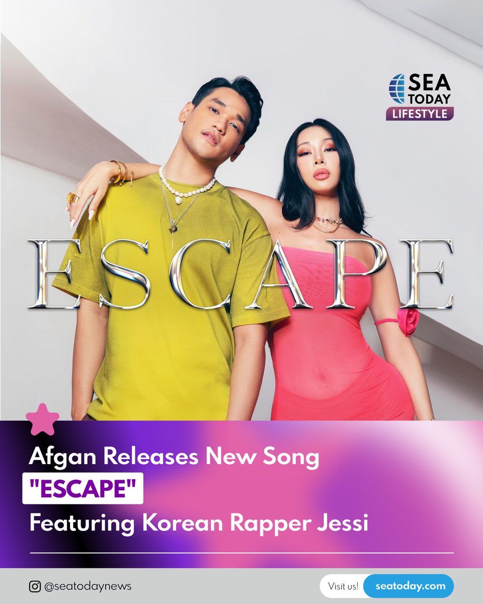 Afgan released his latest song, "ESCAPE," a collaboration with Korean rapper Jessi, on Friday (6/21).

Afgan, known for hits like "Panah Asmara," shared a snippet of the music video on his personal Instagram account. In the post, Afgan also announced the song's release. He