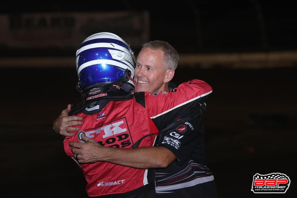 Badger/Mara midget feature winner at Jacksonville Speedway