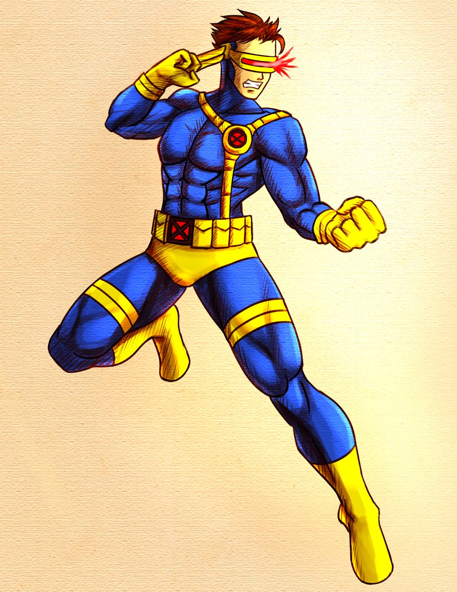 CrimsonblitzArt's tweet image. Alright MVC2 (or rather my MVC2 style) Cyclops done. 

#mvc2freed