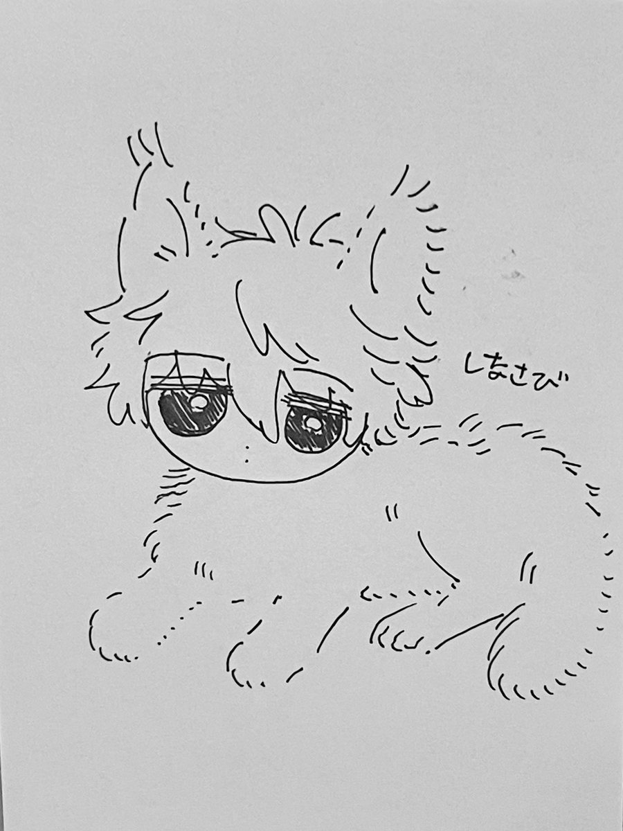 アナログのねこちゃんずです(これもイベントに持ってくよ) 