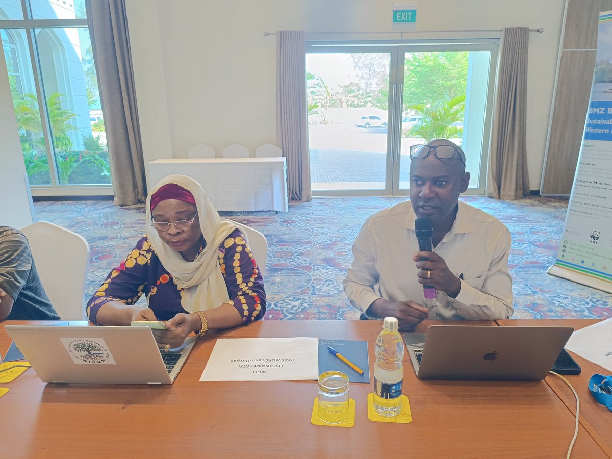 Happening now. Structuring table of contents of the Local Area Collaborative Mangrove Management Plan for Pemba  BENGO Project site at Golden Tulip Hotel in Zanzibar <a href="/wiomsa/">WIOMSA</a> @alexpeter_281 <a href="/NCSecretariat/">Nairobi Convention</a> <a href="/imsudsm/">Institute of Marine Sciences, UDSM</a> <a href="/WWTanzania/">WWF Tanzania</a> <a href="/WetlandsInt/">Wetlands International</a>