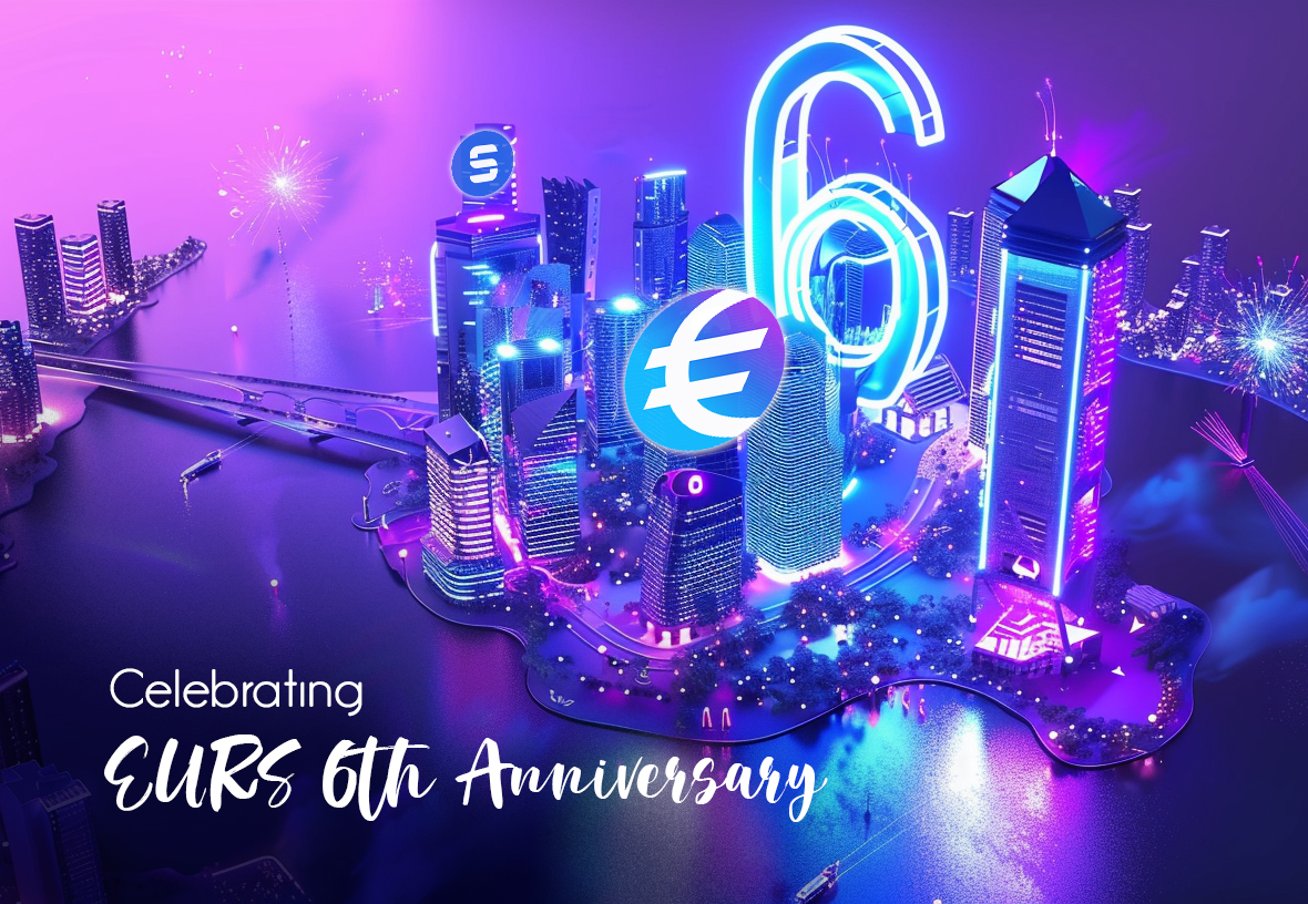 stasisnet's tweet image. 🥳Today, we are celebrating the #6thanniversary of the #EURS launch!

💎 As the oldest and most #transparent euro-backed #stablecoin, it is legally accessible in 175 countries and backed 1:1 with liquid euro balances. With 4 streams of verification, over €6B value transferred…