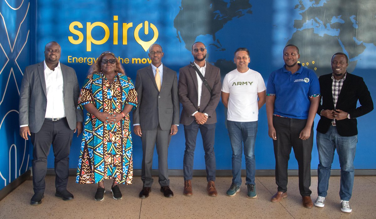 paceidug's tweet photo. Chairman @Odrek_Rwabwogo and @RMalango2021 of @tumaini_africa, yesterday visited @SpiroUganda showroom and charging center along Port Bell Road where they had the opportunity to experience first-hand the newly introduced electric bikes and learn about how they operate.

"This is really good, Spiro is on the cusp of getting to new industry that has the potential to revolutionize transportation in Uganda. This aligns with @paceidug's goal to promote sustainable and innovative industries that can drive economic growth and create jobs in Uganda", Rwabwogo said of the eco friendly cost-effective electric bikes.

Spiro is accelerating access to affordable renewable energy technology in the sustainable mobility sector.