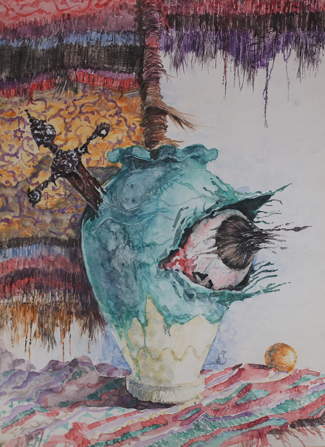 surrealism19's tweet photo. @ItisSART #لوحتي
الغدر
#الوان_مائية #water_color #drawing https://t.co/tMeFiQRfjc