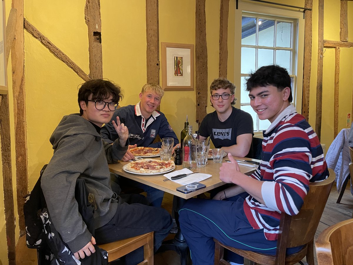Celebrating international friendships in Nelson House! Bob, who has been at RHS for 2 years from China, was recently treated to a farewell meal by Chris, Toby, and Tom. A wonderful way to create lasting memories together! 🌏❤️ #GlobalConnections <a href="/RHSSuffolk/">Royal Hospital School</a>