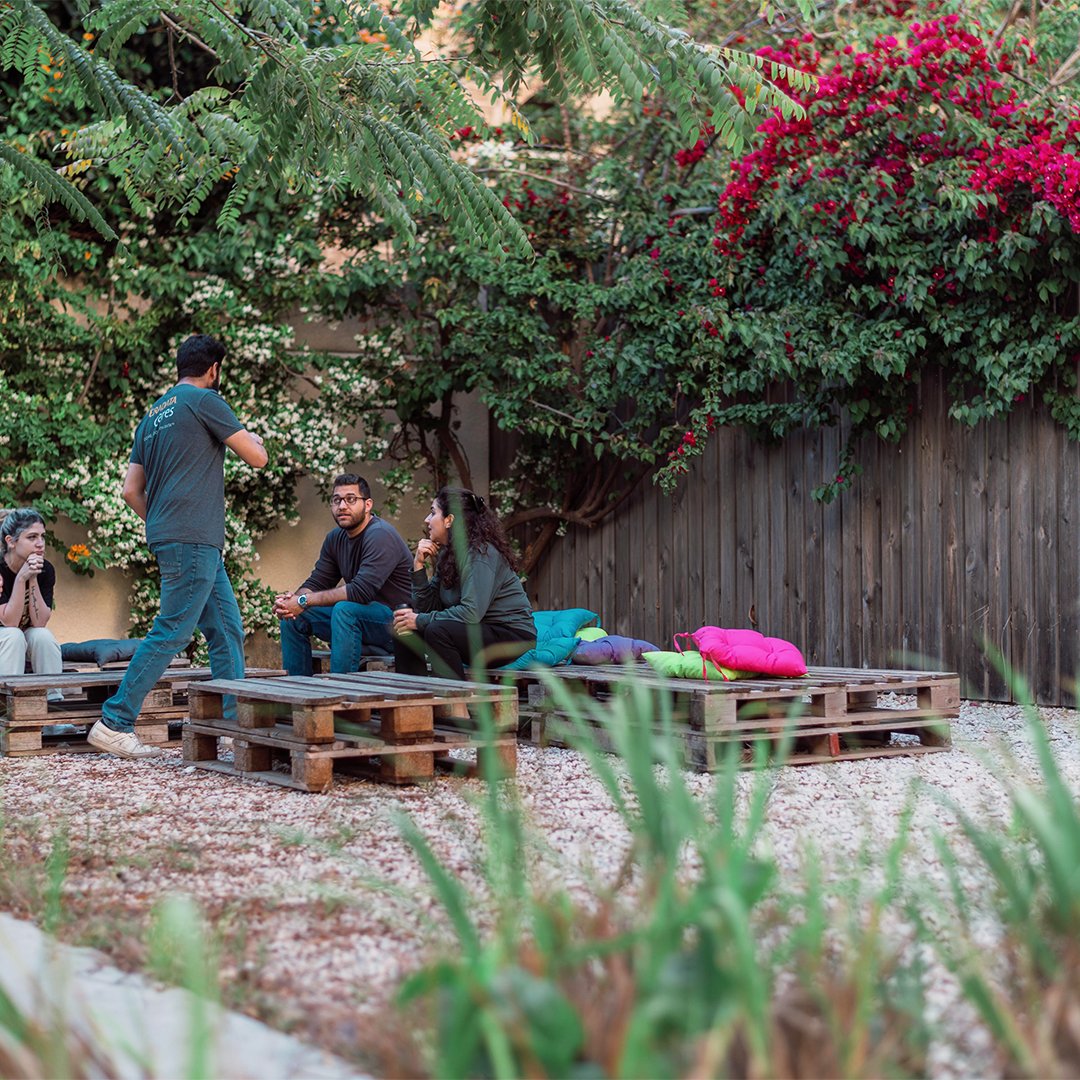 antwork's tweet image. Socialize, unwind, and embrace the vibrant vibes of Antwork's outdoor spaces.  #Antwork #WorkSpace #BusinessSolutions #Beirut #MENA