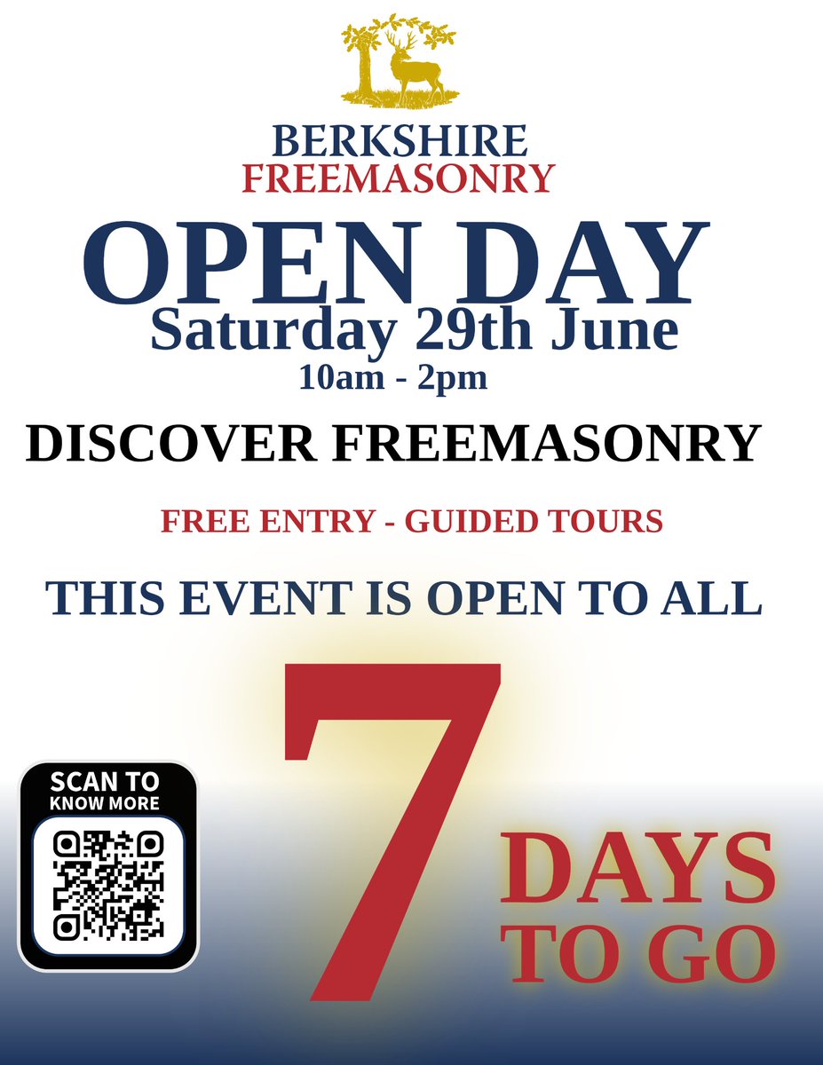 Berkshire Freemasons (@berkspgl) on Twitter photo ๐๐๐ซ๐ค๐ฌ๐ก๐ข๐ซ๐ ๐
๐ซ๐๐๐ฆ๐๐ฌ๐จ๐ง๐ฌ' ๐๐๐๐ ๐๐๐ ๐ข๐ฌ ๐๐๐ฌ๐ญ ๐๐ฉ๐ฉ๐ซ๐จ๐๐๐ก๐ข๐ง๐ !
Come and find out what we do at Berkshire Freemasons!ย ย
๐๐๐๐ ๐๐๐๐๐ ๐๐ ๐๐๐๐ ๐๐ ๐๐๐!
For RSVP:
facebook.com/events/1245429โฆ ๐๐๐ซ๐ค๐ฌ๐ก๐ข๐ซ๐ ๐
๐ซ๐๐๐ฆ๐๐ฌ๐จ๐ง๐ฌ' ๐๐๐๐ ๐๐๐ ๐ข๐ฌ ๐๐๐ฌ๐ญ ๐๐ฉ๐ฉ๐ซ๐จ๐๐๐ก๐ข๐ง๐ !
Come and find out what we do at Berkshire Freemasons!ย ย
๐๐๐๐ ๐๐๐๐๐ ๐๐ ๐๐๐๐ ๐๐ ๐๐๐!
For RSVP:
facebook.com/events/1245429โฆ
