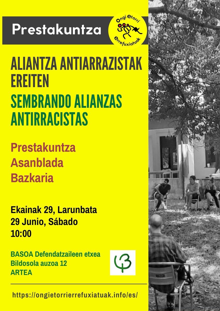 Ongi Etorri Errefuxiatuak Bizkaia tweet media