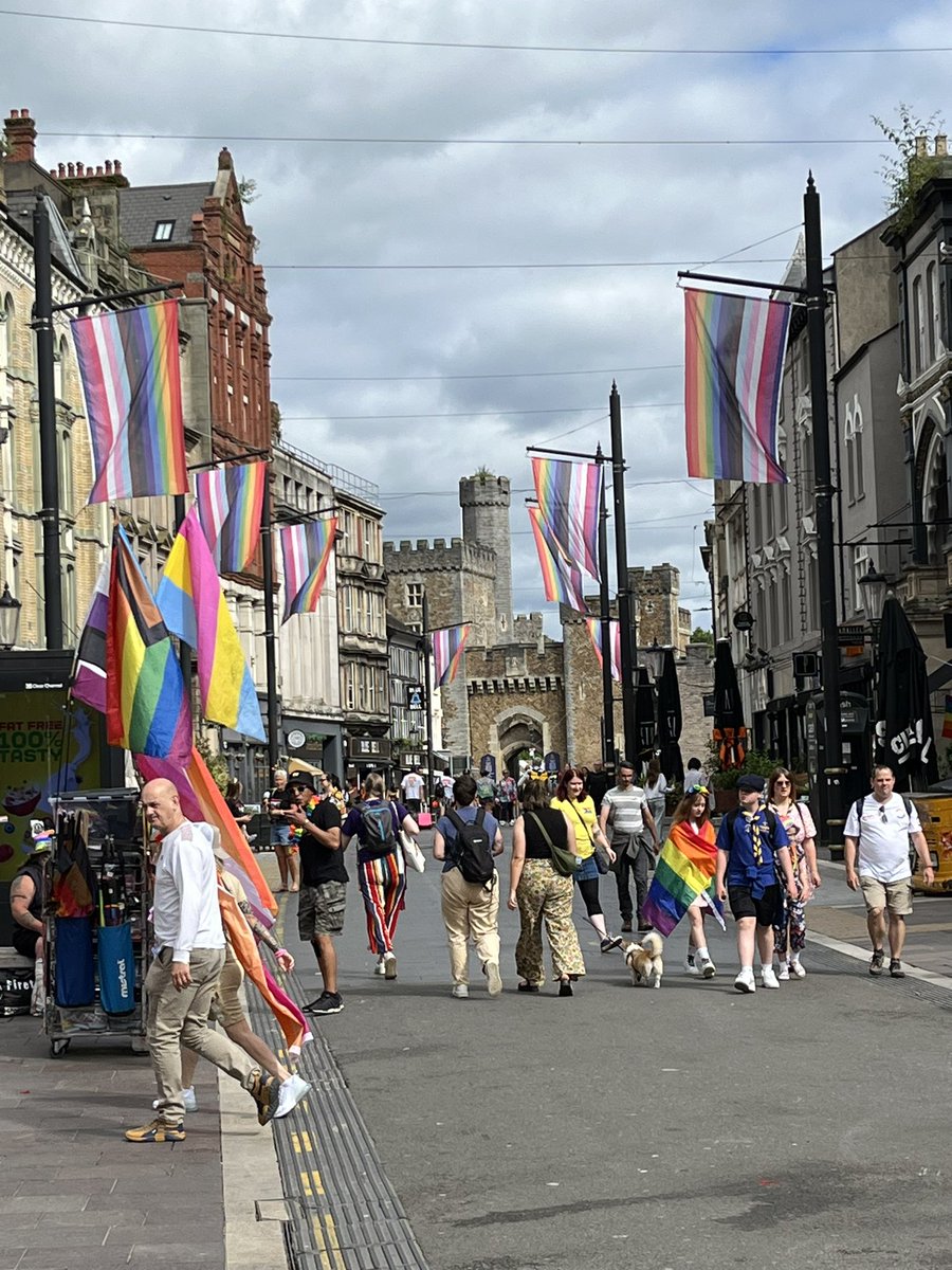 Cardiff getting colourful for Pride 🌈