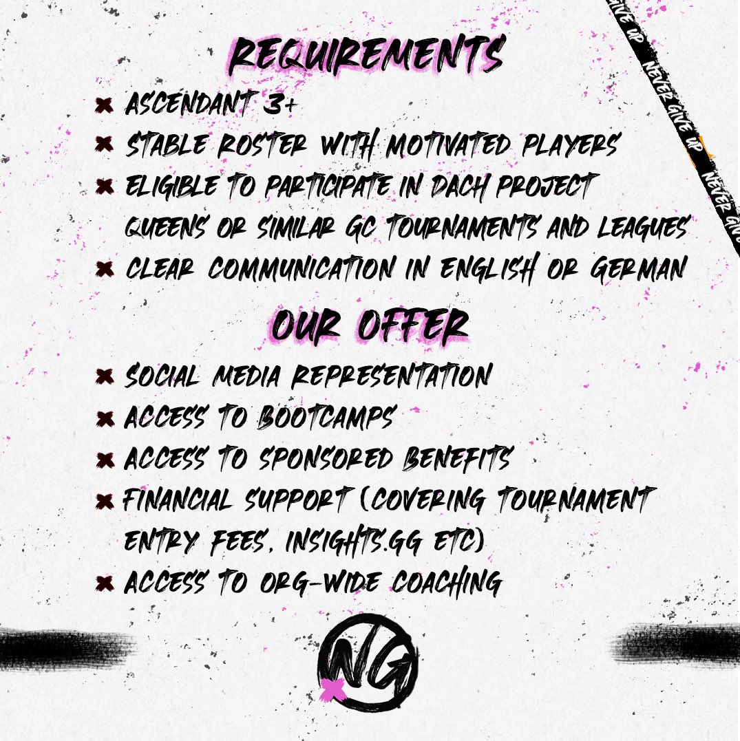 Ingenious_DE's tweet image. We are looking for a female @VALORANT team to expand our org💼
DM us!🔥

#female #valorant #lft