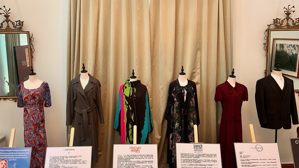 Embassy of Ireland, China (@irlembchina) on Twitter photo Embassy of Ireland promoting Irish design at our Discovering Ireland embassy open day. Proud to showcase talented Irish designers Celtic Tweed, Éadach, FéRí, The Landskein, And Tate, and Urban Aran #working4irl <a href="/dfatirl/">Irish Foreign Ministry</a> <a href="/SaraONeillArt/">Sara O'Neill 🐚</a> <a href="/UrbanAran/">Urban Aran - Christine Murphy</a> <a href="/CIFDtweets/">CIFD</a> Embassy of Ireland promoting Irish design at our Discovering Ireland embassy open day. Proud to showcase talented Irish designers Celtic Tweed, Éadach, FéRí, The Landskein, And Tate, and Urban Aran #working4irl <a href="/dfatirl/">Irish Foreign Ministry</a> <a href="/SaraONeillArt/">Sara O'Neill 🐚</a> <a href="/UrbanAran/">Urban Aran - Christine Murphy</a> <a href="/CIFDtweets/">CIFD</a>