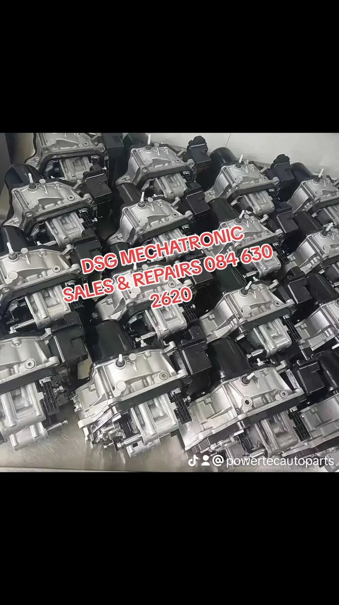 PowertecAuto's tweet image. We are selling DSG complete mechatronics for AUDI / VW , we also do repairs and testing service. Programming and installation with extra charges 

Contact us 
084 630 2620 
Powertecautoparts@gmail.com 

#repairsertecautoparts #viralreelschallenge #transmission #DQ250