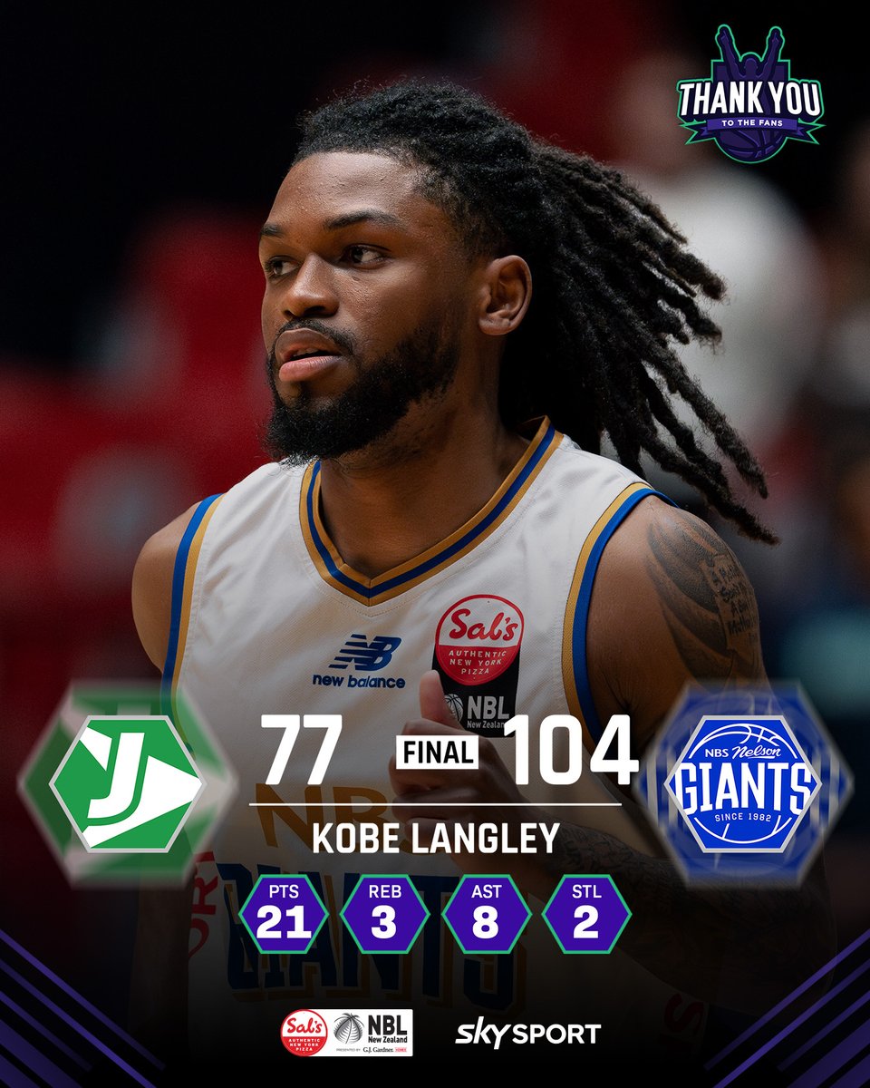 Sal’s NBL (@nznbl) on Twitter photo The Giants ground the Jets in Palmerston North 💪
➡️Game Recap: nznbl.link/rdf31
#SalsNBL #FansFirst <a href="/skysportnz/">Sky Sport NZ</a> The Giants ground the Jets in Palmerston North 💪
➡️Game Recap: nznbl.link/rdf31
#SalsNBL #FansFirst <a href="/skysportnz/">Sky Sport NZ</a>