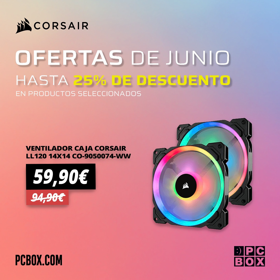 PcBoxZamora's tweet image. ⁣¡Descubre las mejores ofertas @CorsairSpain !💥
⁣
Hasta un 𝟮𝟱% en estos 𝑝𝘳𝘰𝘥𝘶𝘤𝘵𝘰𝘴 𝘴𝘦𝘭𝘦𝘤𝘤𝘪𝘰𝘯𝘢𝘥𝘰𝘴.🤑✨ Revisa siempre sus promos mensuales. 🛍️📅

¡Disfrútalas por tiempo limitado! 👉 goo.su/G1G00⁣
⁣
#pcbox #gaming #pc #gamer #corsairgaming