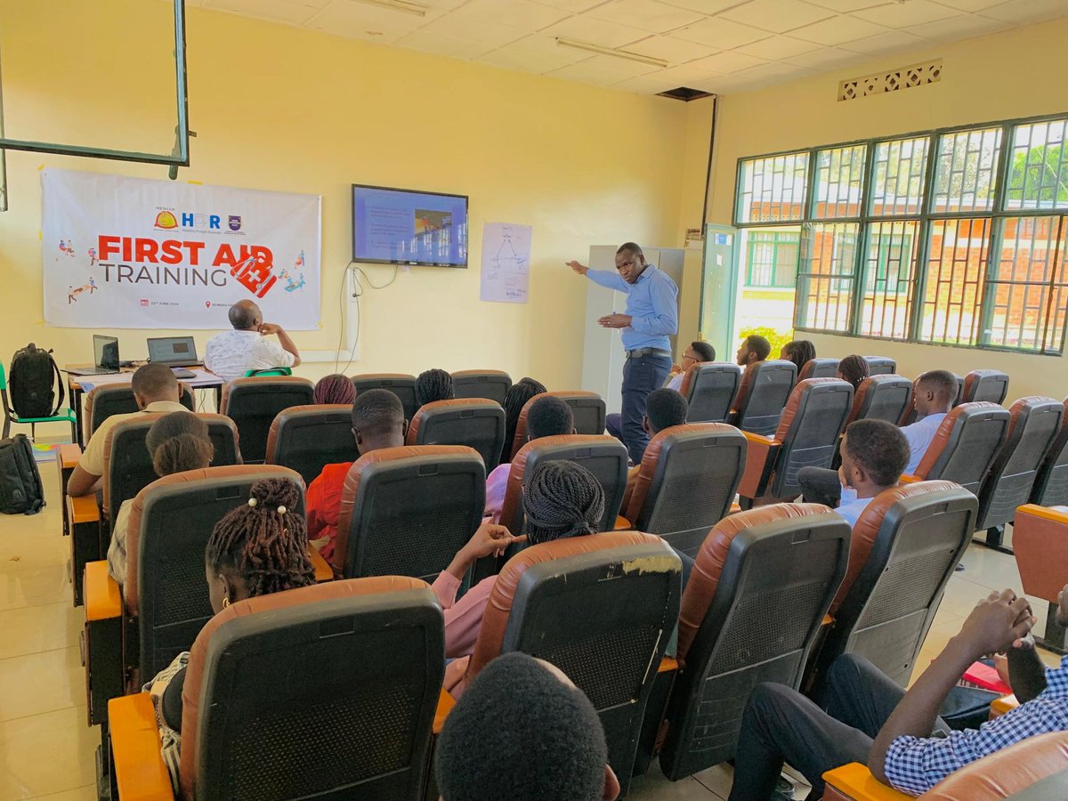 MEDSAR RWANDA (@medsar_rwanda) on Twitter photo 🚨 Happening now
In collaboration with <a href="/HealthyPeopleRw/">Healthy People Rwanda</a> <a href="/ImeghLearning/">Initiative for Medical Equity and Global Health</a>, medical students are being trained on #FirstAidFacilities, which are essential in preventing situations to become worse until medical emergency services arrive.
#HealthSystemStrengthening start with me! 🚨 Happening now
In collaboration with <a href="/HealthyPeopleRw/">Healthy People Rwanda</a> <a href="/ImeghLearning/">Initiative for Medical Equity and Global Health</a>, medical students are being trained on #FirstAidFacilities, which are essential in preventing situations to become worse until medical emergency services arrive.
#HealthSystemStrengthening start with me!
