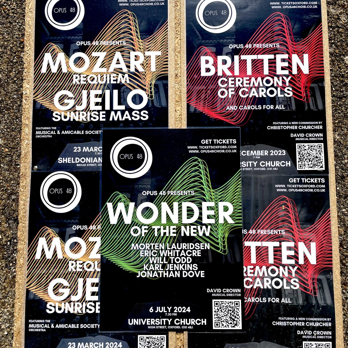 Out with the old..... and in with the [Wonder of the] New 🎶👏

With just TWO weeks to go until this fabulous concert, we're getting the posters all ready to go up around Oxford. If you see some let us know 👀

See you at <a href="/SMVOxford/">University Church</a> on Saturday 6th July 👏