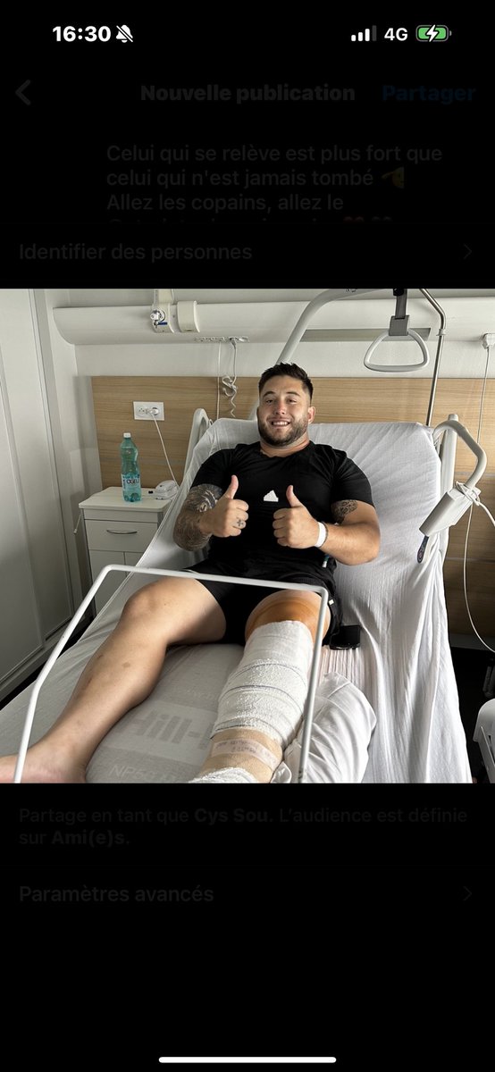 Celui qui se relève est plus fort que celui qui n'est jamais tombé 🫡 
Allez les copains, allez le @stadetoulousainrugby ❤️🖤
