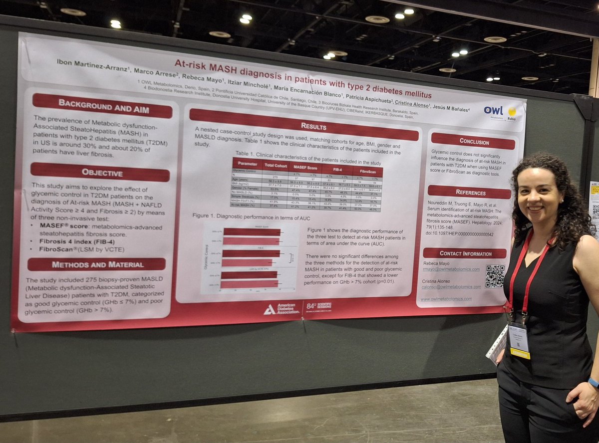 Cristina Alonso (@calonso_owl) on Twitter photo After so many years attending #EASLCongress & #TheLiverMeeting, I am happy to be at my first #ADASciSessions.
I'm ready for poster session (1326-P). Thank you <a href="/MarcoArreseMD/">Marco Arrese, MD</a> <a href="/PAspichueta/">Patricia Aspichueta</a> <a href="/JesusMBanales/">Jesus Bañales</a> for your support. After so many years attending #EASLCongress & #TheLiverMeeting, I am happy to be at my first #ADASciSessions.
I'm ready for poster session (1326-P). Thank you <a href="/MarcoArreseMD/">Marco Arrese, MD</a> <a href="/PAspichueta/">Patricia Aspichueta</a> <a href="/JesusMBanales/">Jesus Bañales</a> for your support.