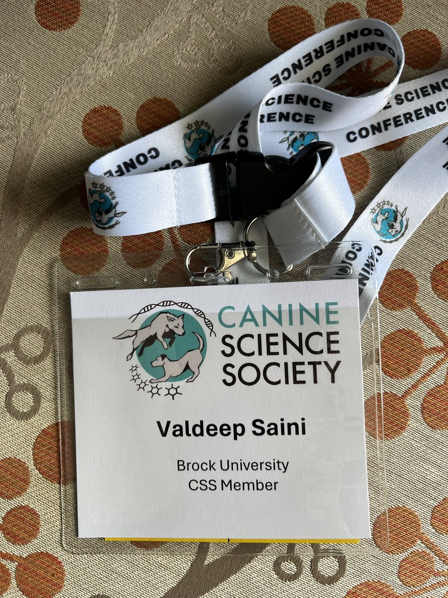 Presenting at the Canine Sciences Conference this weekend in Seattle, WA! #CSC2024