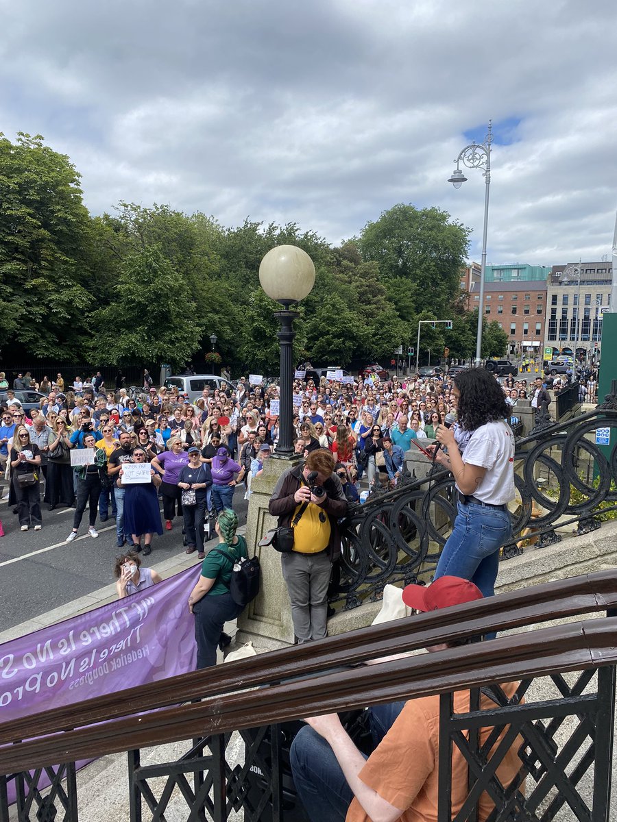 RuthCoppingerSP's tweet image. Truly inspiring march in Dublin today organised by @RosaSocFem Huge anger. I hope this soldier is quaking and Natasha feels the solidarity. We will be at the Dail on Tuesday 6pm — please build this movement against misogyny and gendered violence and homophobia. #thisisnotjustice