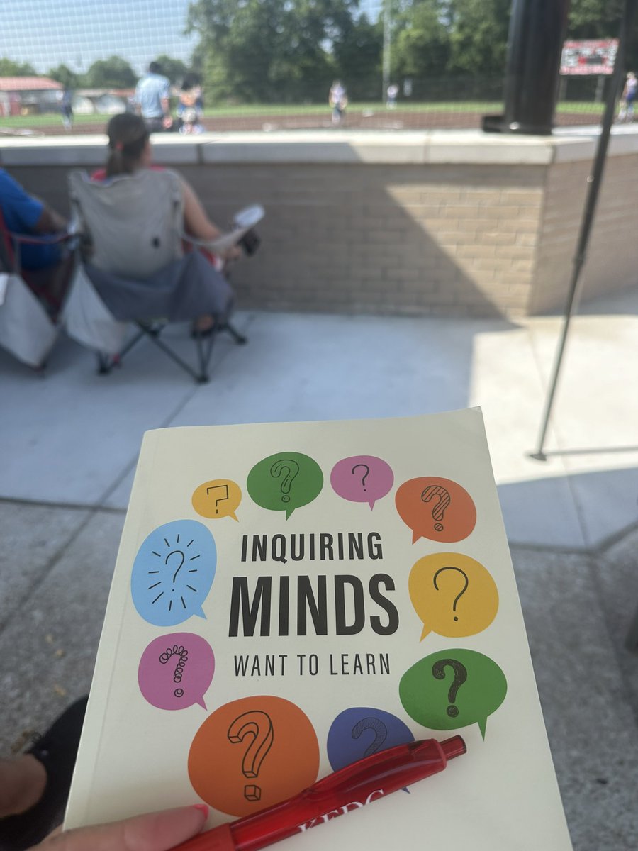 Enjoying a little softball and a little reading. Thank you, <a href="/KEDCGrants/">KEDC Grants</a>  and <a href="/KyCharge/">KYCharge</a> for providing the reading material.
