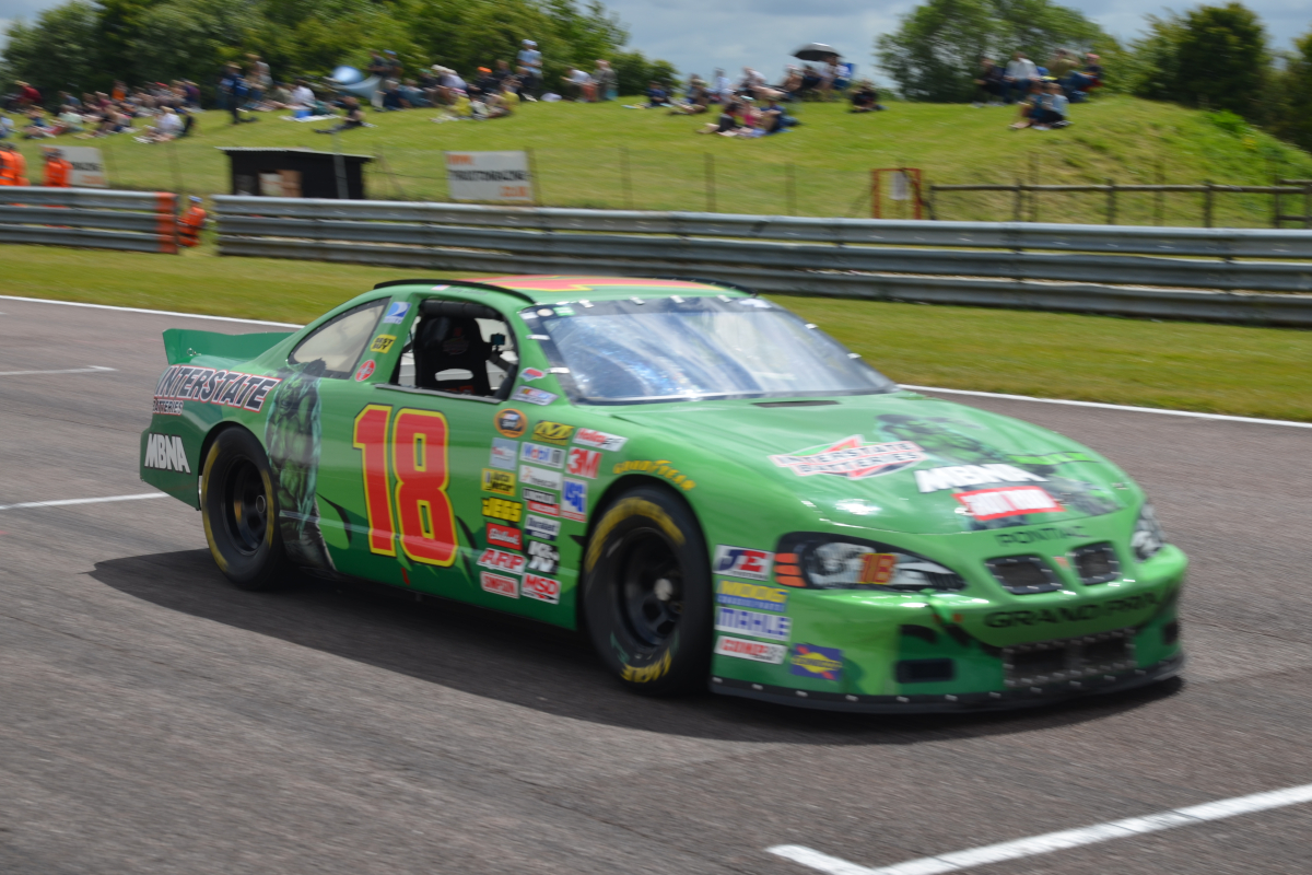 First demo of the weekend done at <a href="/thruxtonracing/">Thruxton Circuit</a> Historic. Lots of big grins all round and really well received. More tomorrow!! <a href="/thruxtonhist/">thruxtonhistoric</a> #NASCAR