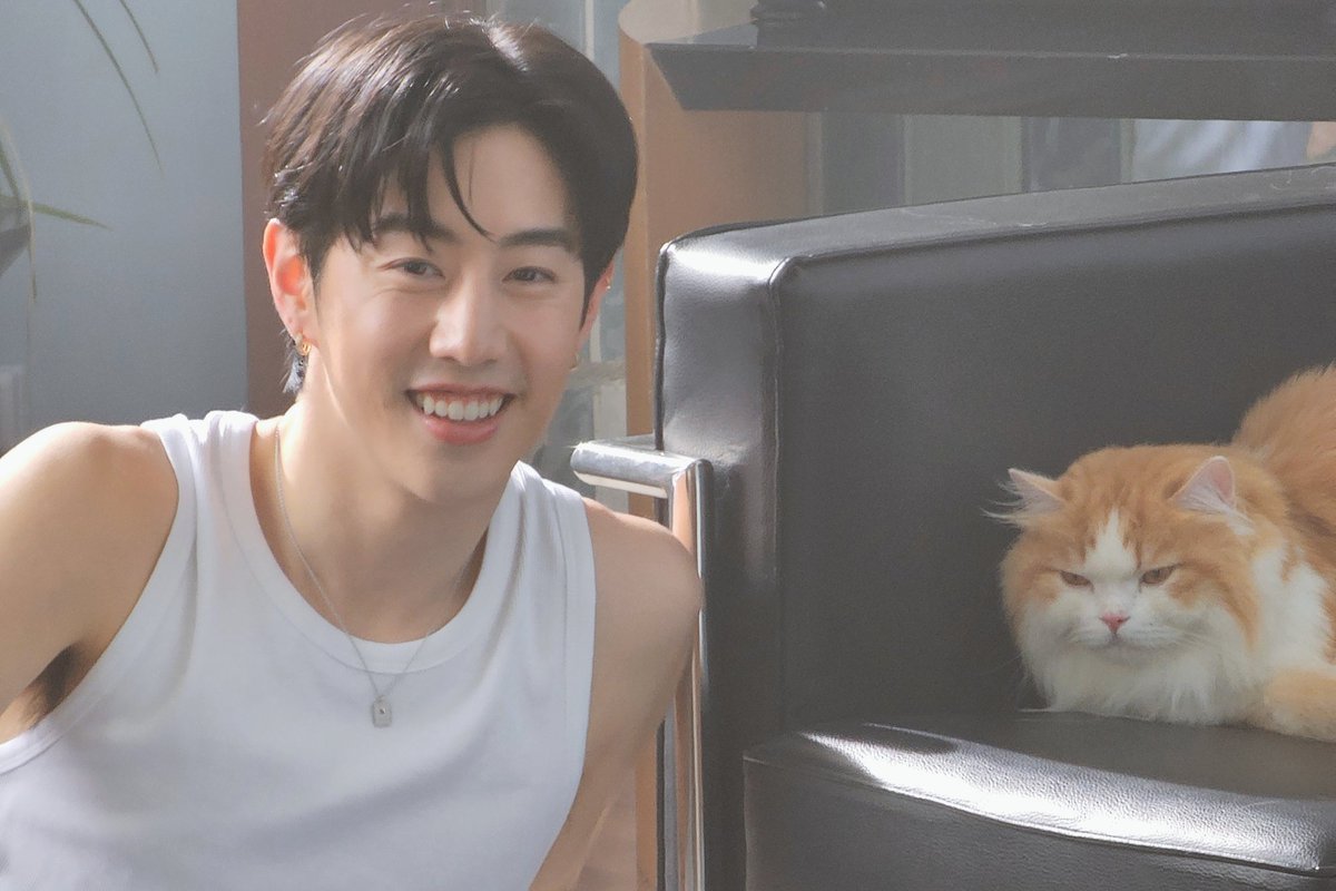 BeautyMouthsy's tweet image. ขอแชร์ความรู้สึกที่ได้พาลูกแมวไปทำงานกับซุปตาร์ระดับโลกอย่าง #MarkTuan นะทุกคน ตอนทีมงานติดต่อมาขอน้องโซดา แมวบริทิชสีส้มของเราถ่ายโฆษณา  เจ๊เกร็งมากเพราะโซดาตื่นคน  เลยพารามูเนะ กับเกนกิ น้องแมวไซบีเรียนสีขาวไปด้วย เรากังวลมากว่าจะทำตัวยังไง 
#The1xMarkTuan