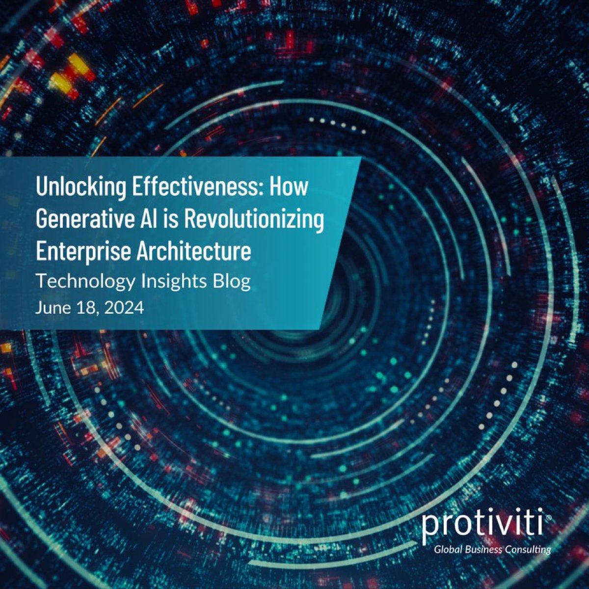 ProtivitiOman's tweet image. Generative #AI is set to revolutionize the field of enterprise architecture. Get a comprehensive overview of the impact of #GenAI on EA activities, plus challenges, risks and limitations in the latest Technology Insights blog post. ow.ly/foPJ50SkUW6 #ProtivitiTech