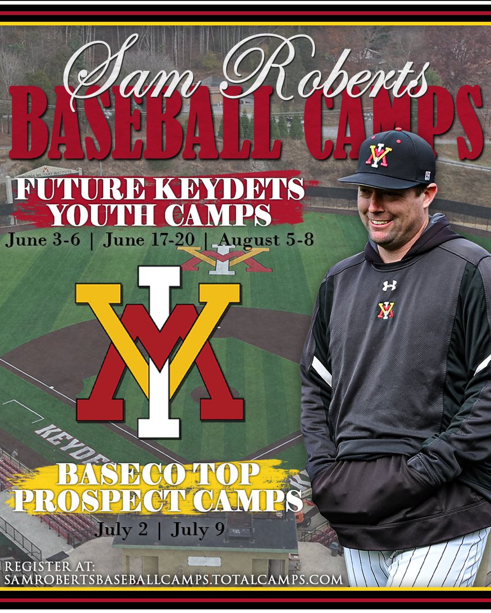 🚨 BaseCo Top Prospect Camps 🚨 

We are less than TWO WEEKS AWAY from our July 2nd camp!!! 

Sign up TODAY ‼️
samrobertsbaseballcamps.totalcamps.com/shop/EVENT